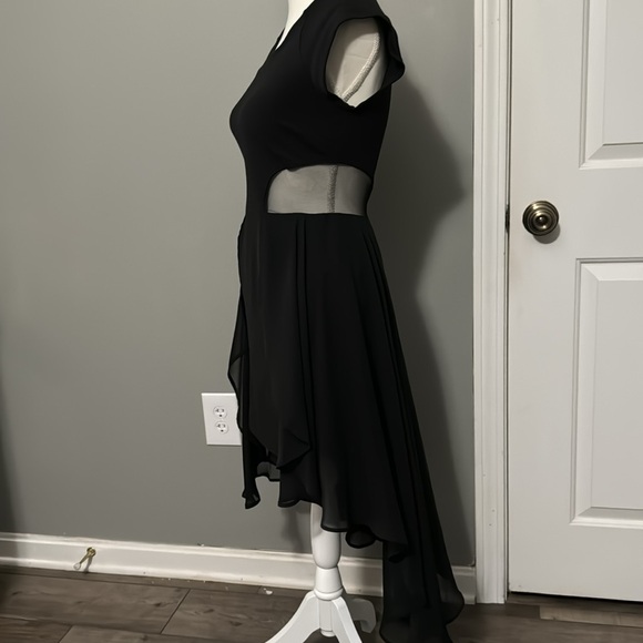 Malloy- black dress with outer skirt (not detachable) - medium - Picture 3 of 6